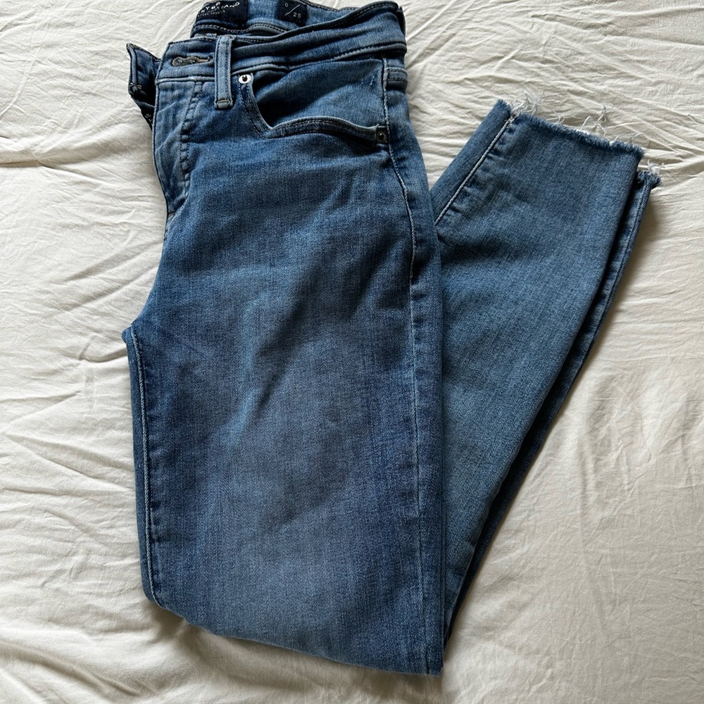 Lucky Brand Cora Mod Rise Crop Jeans